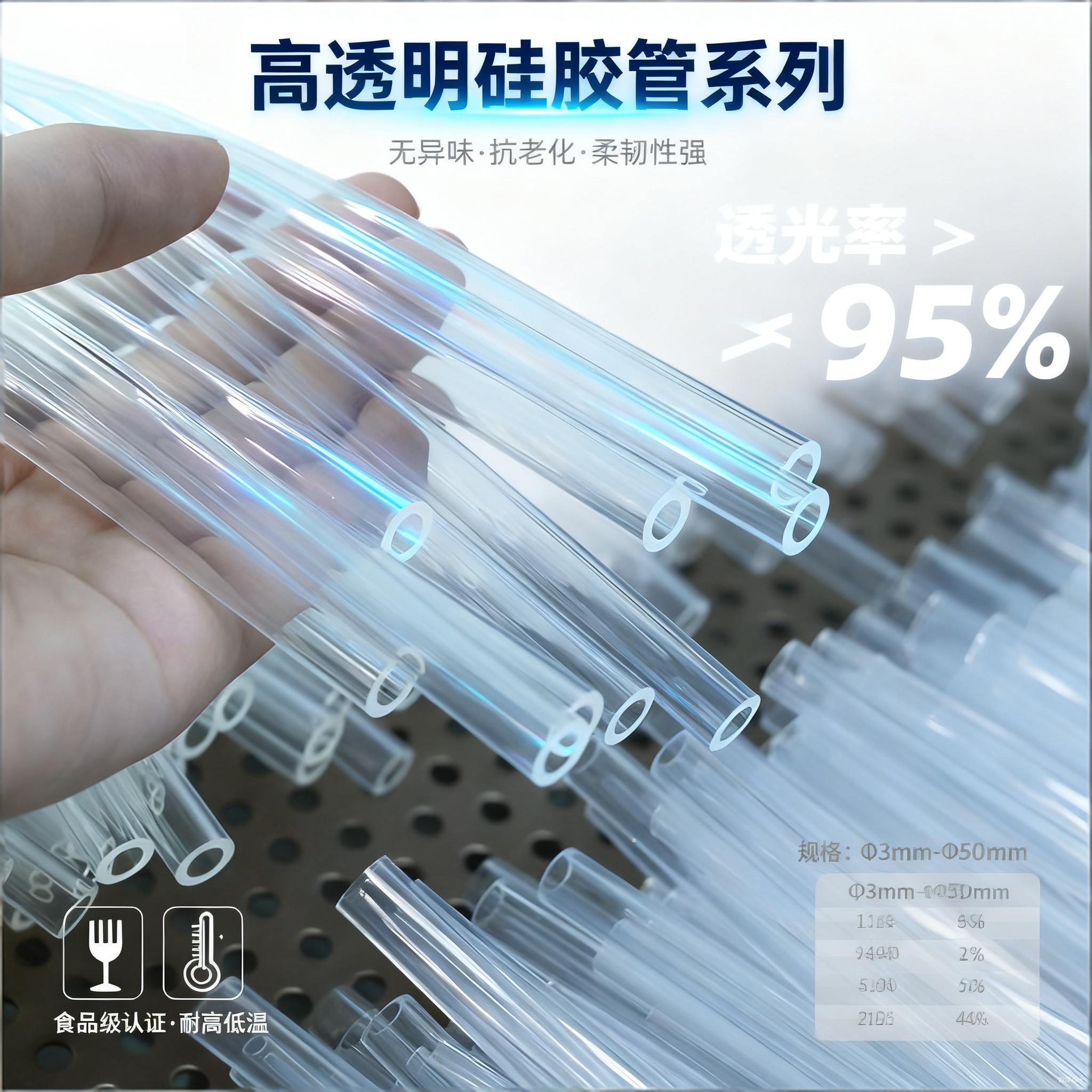 高透明矽膠管