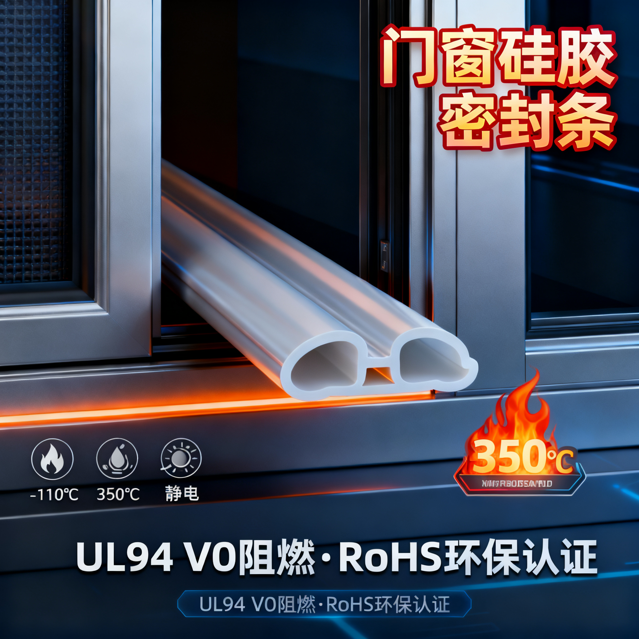 門窗矽膠密封條