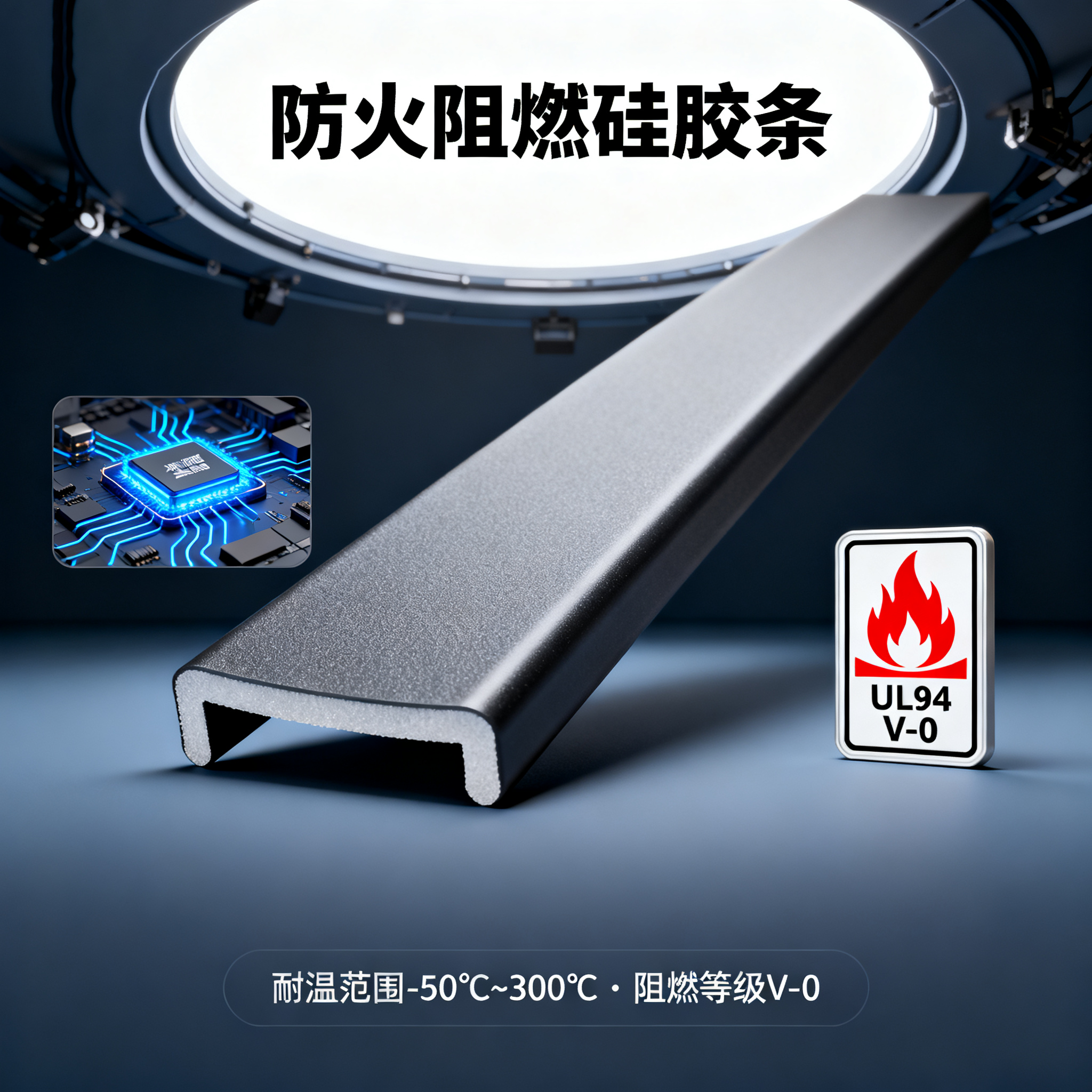 防火阻燃矽膠條