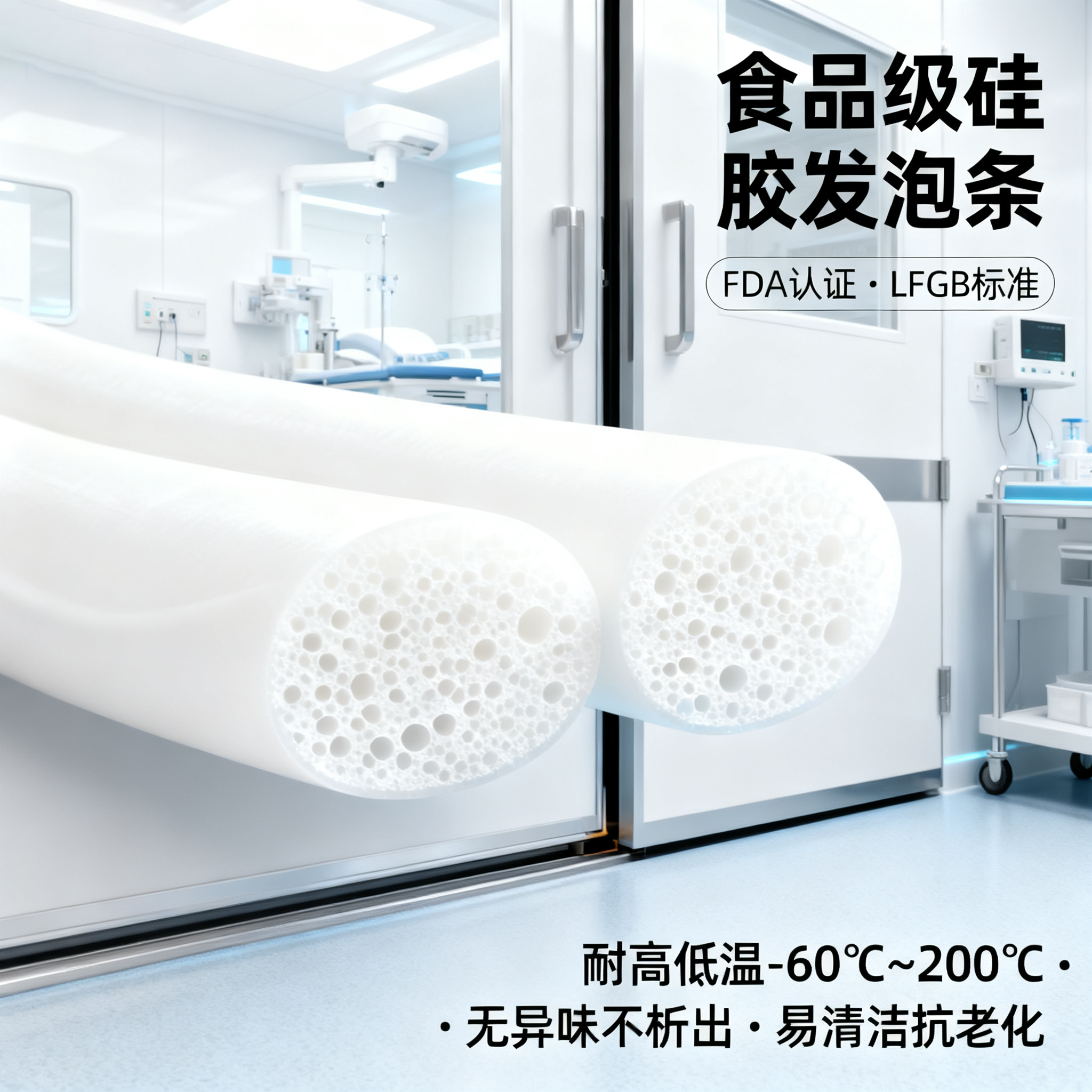 食品級矽膠發泡條