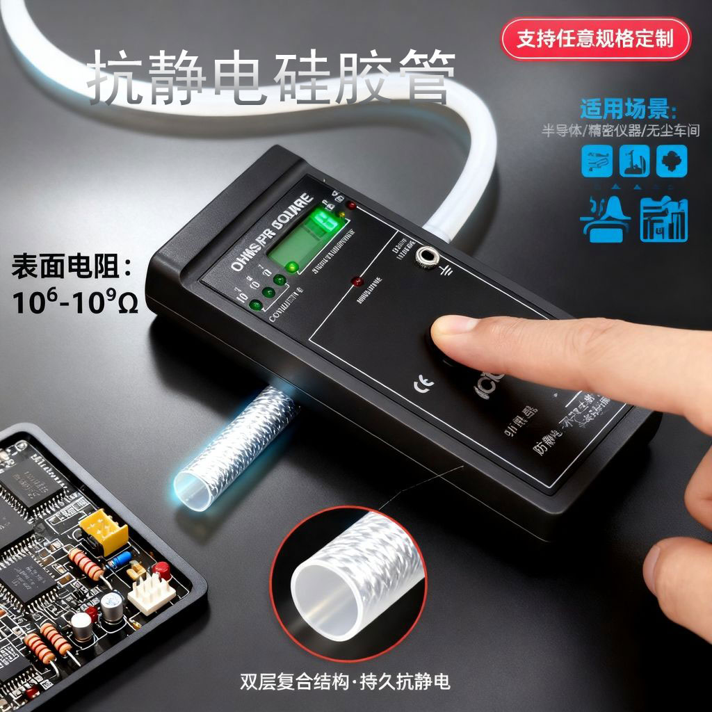 抗（kàng）靜電矽膠管（guǎn）